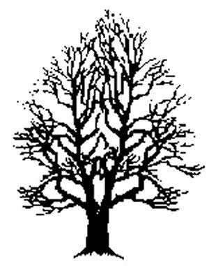 Kunststempel Baum