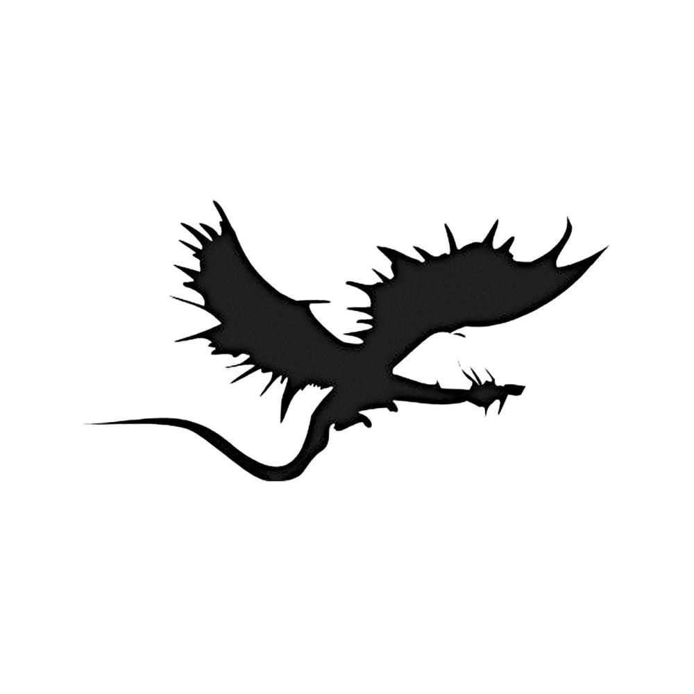 Encaustic Holzstempel - Dragon