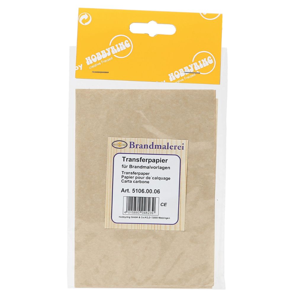 Transferpapier für Brandmalvorlagen