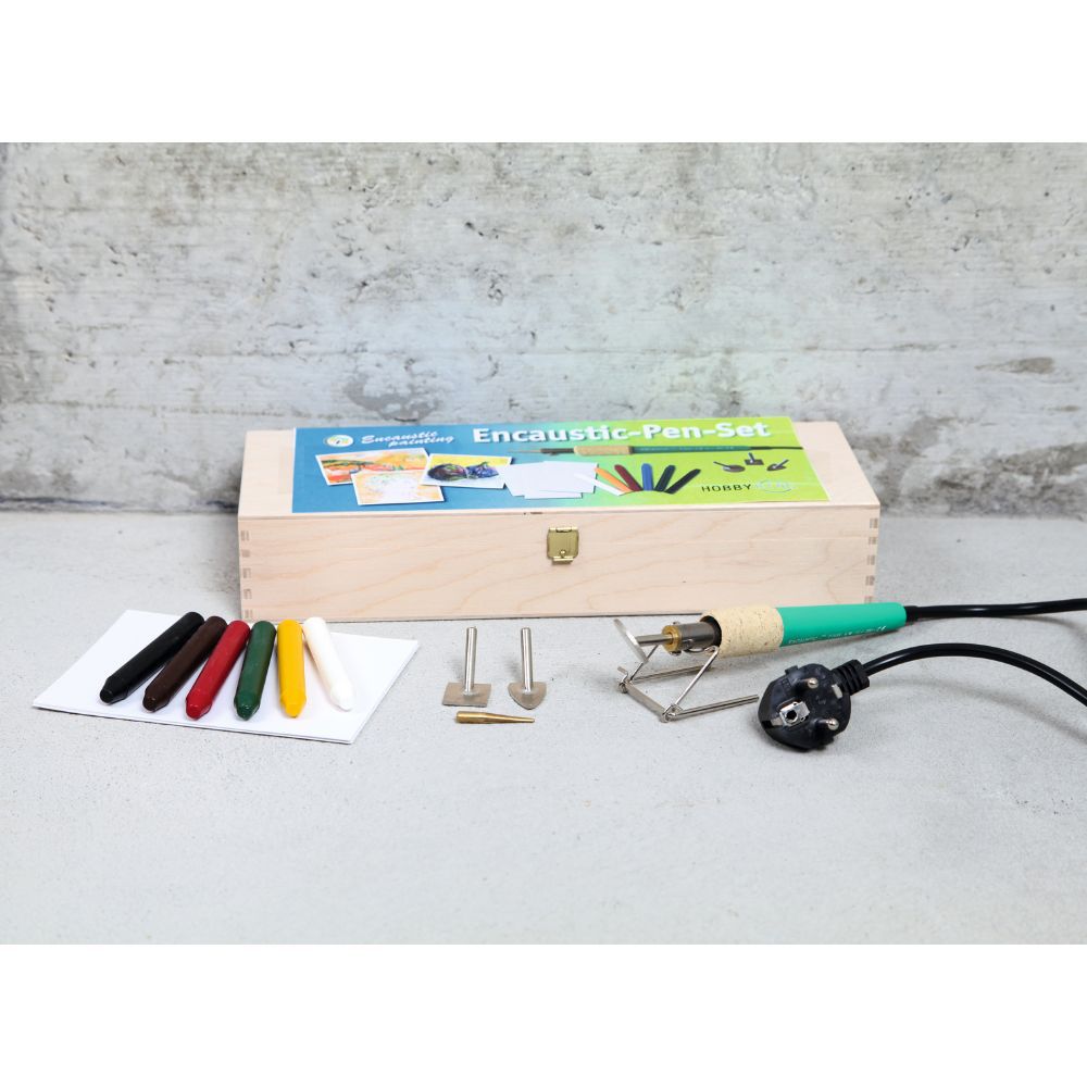 Hobbyring Encaustic Malwachs Set - 13 Standardfarben Für Wachsmalkunst